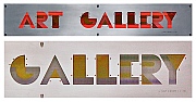 Second City Council Art Gallery + Performance Space’s “Art Gallery” neon sign was designed and hand-fabricated by Dwight H. Bennett.