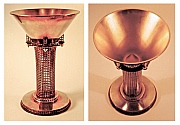 One-off Sterling Silver and 18K Gold Chalice designed and hand-fabricated by Dwight H. Bennett.