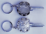 Jaguar Sterling Silver Ignition Key Rings utilize a factory key blank and are designed and hand-produced by Dwight H. Bennett.